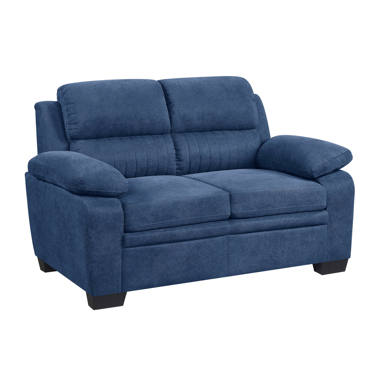 Holleman Blue Loveseat from Homelegance - Luna Furniture