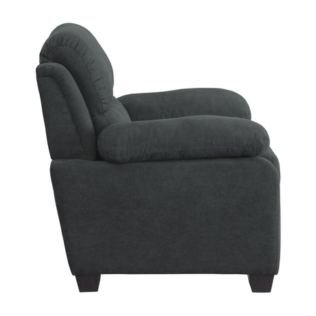 Holleman Dark Gray Living Room Chair from Homelegance - Luna Furniture