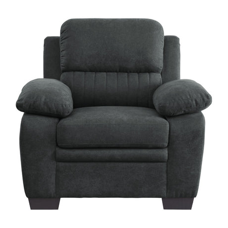 Holleman Dark Gray Living Room Chair from Homelegance - Luna Furniture