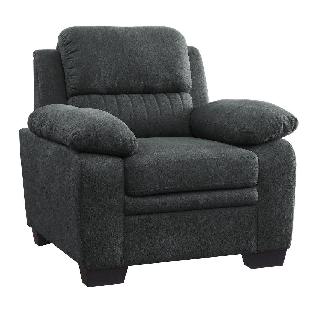 Holleman Dark Gray Living Room Chair from Homelegance - Luna Furniture