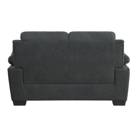 Holleman Dark Gray Loveseats from Homelegance - Luna Furniture