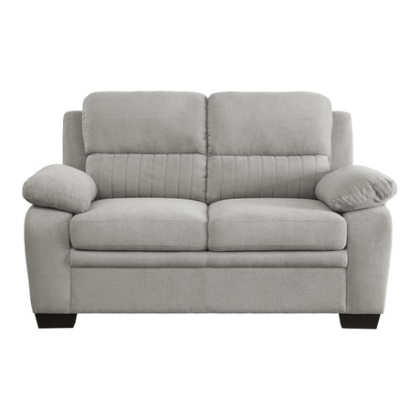 Holleman Gray Loveseat from Homelegance - Luna Furniture