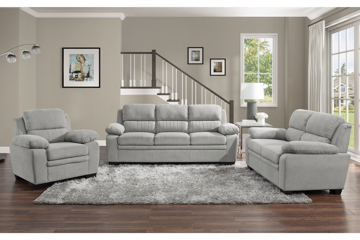 Holleman Gray Sofa from Homelegance - Luna Furniture