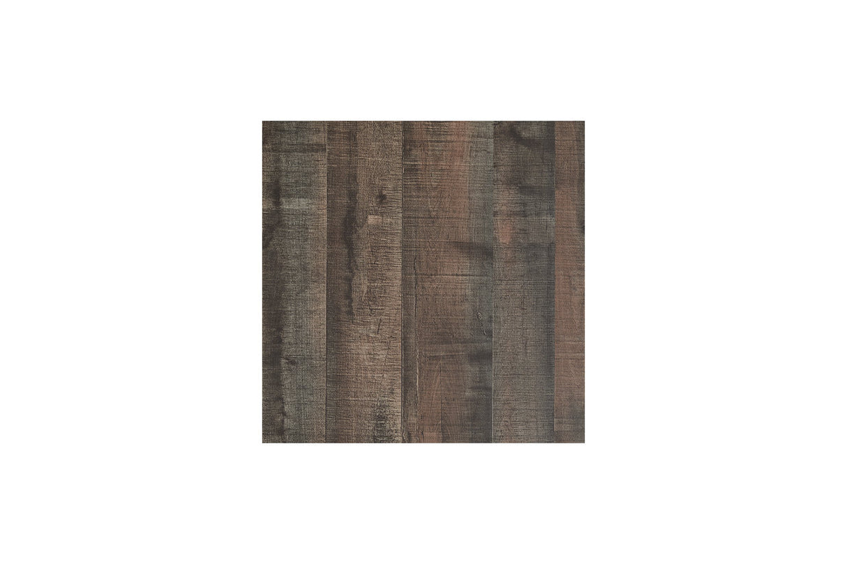 Hollum Rustic Brown End Table from Ashley - Luna Furniture