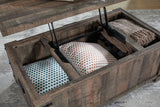 Hollum Rustic Brown Lift-Top Coffee Table from Ashley - Luna Furniture