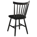Hollyoak Walnut and Black 7-Piece Rectangular Dining Set from Coaster - Luna Furniture
