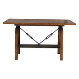 Holverson Rustic Brown Counter Height Set from Homelegance - Luna Furniture