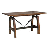 Holverson Rustic Brown Counter Height Set from Homelegance - Luna Furniture