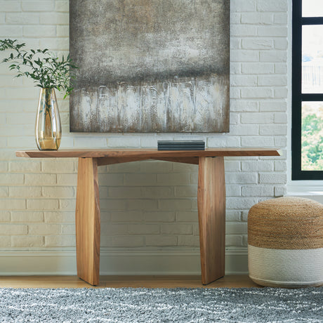 Holward Natural Console Sofa Table from Ashley - Luna Furniture