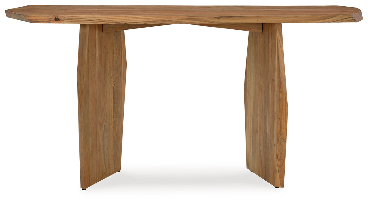 Holward Natural Console Sofa Table from Ashley - Luna Furniture