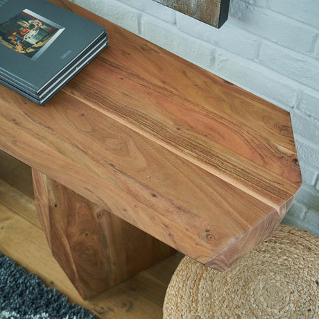 Holward Natural Console Sofa Table from Ashley - Luna Furniture