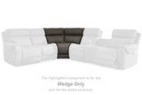 Hoopster Gunmetal Wedge from Ashley Furniture - Luna Furniture