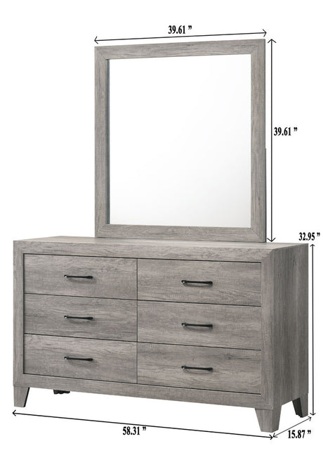 Hopkins Driftwood Dresser from Crown Mark - Luna Furniture