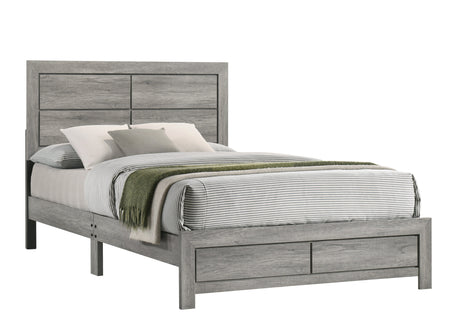 Hopkins Driftwood Queen Platform Bed from Crown Mark - Luna Furniture