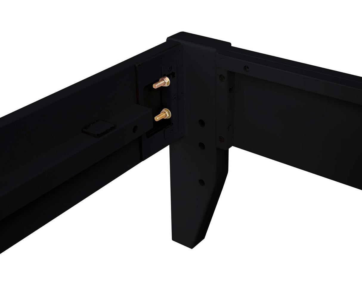 Hounslow Black Full Platform Bed from Coaster - Luna Furniture