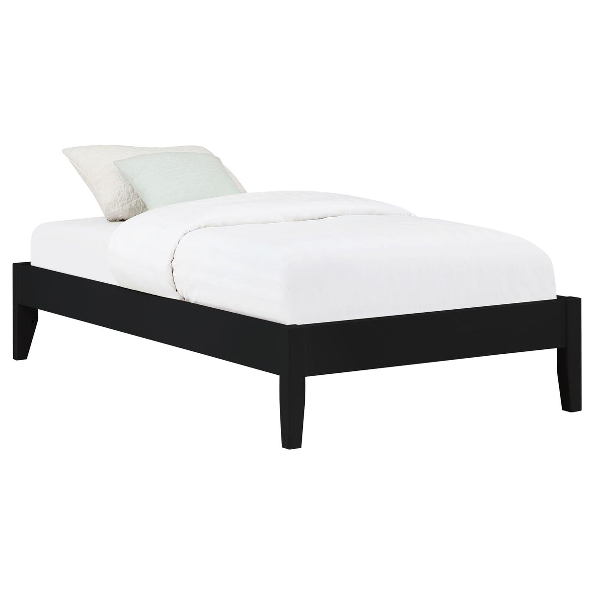 Hounslow Black Twin Platform Bed from Coaster - Luna Furniture