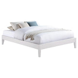 Hounslow White California King Platform Bed from Coaster - Luna Furniture