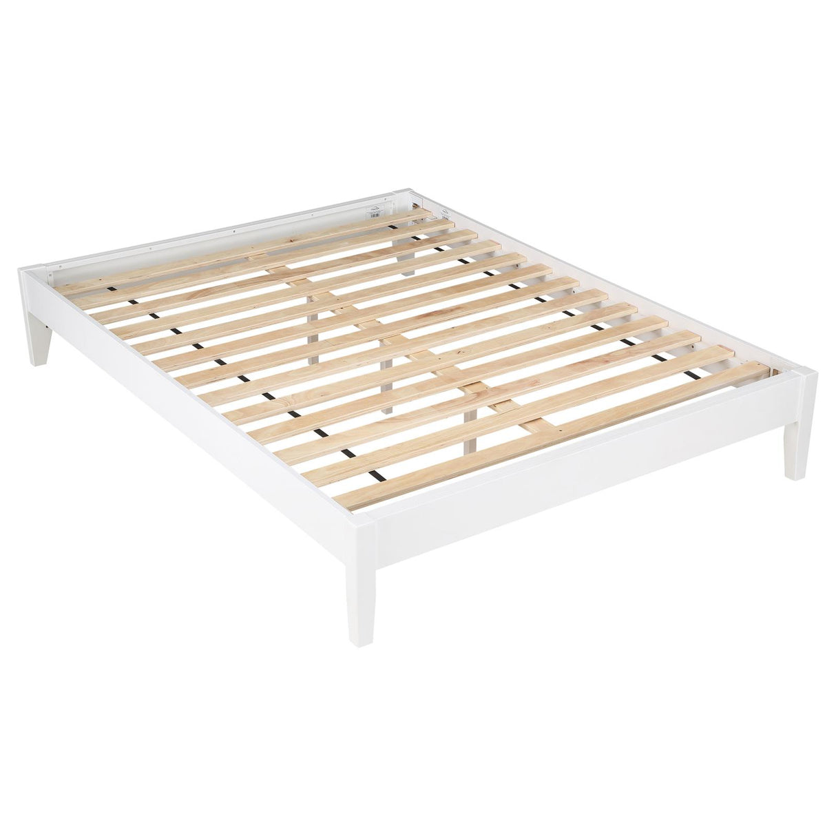 Hounslow White California King Platform Bed from Coaster - Luna Furniture