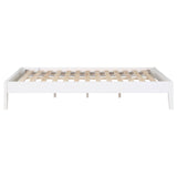 Hounslow White California King Platform Bed from Coaster - Luna Furniture