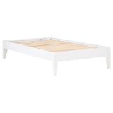 Hounslow White Twin Platform Bed from Coaster - Luna Furniture