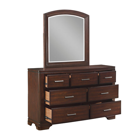 Hudson Cherry Storage Platform Bedroom Set from Homelegance - Luna Furniture