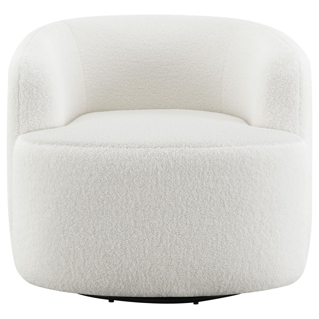 Hudson Natural Upholstered Swivel Chair from Coaster - Luna Furniture