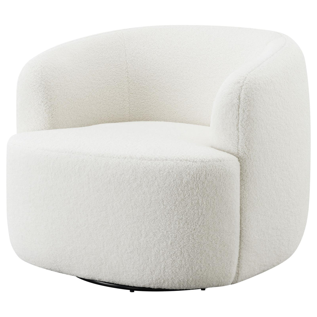 Hudson Natural Upholstered Swivel Chair from Coaster - Luna Furniture