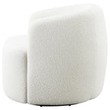Hudson Natural Upholstered Swivel Chair from Coaster - Luna Furniture