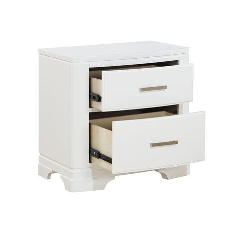 Hudson White Storage Platform Bedroom Set from Homelegance - Luna Furniture
