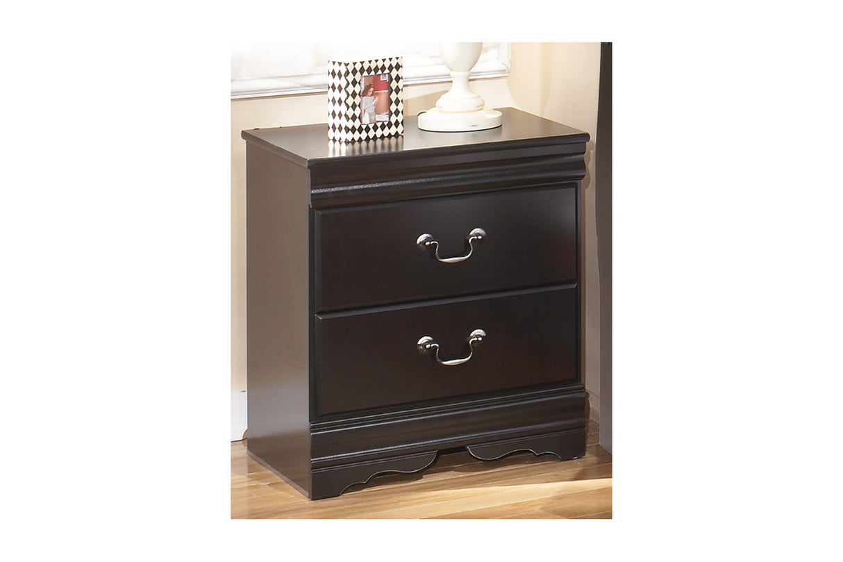 Huey Vineyard Black Nightstand from Ashley - Luna Furniture