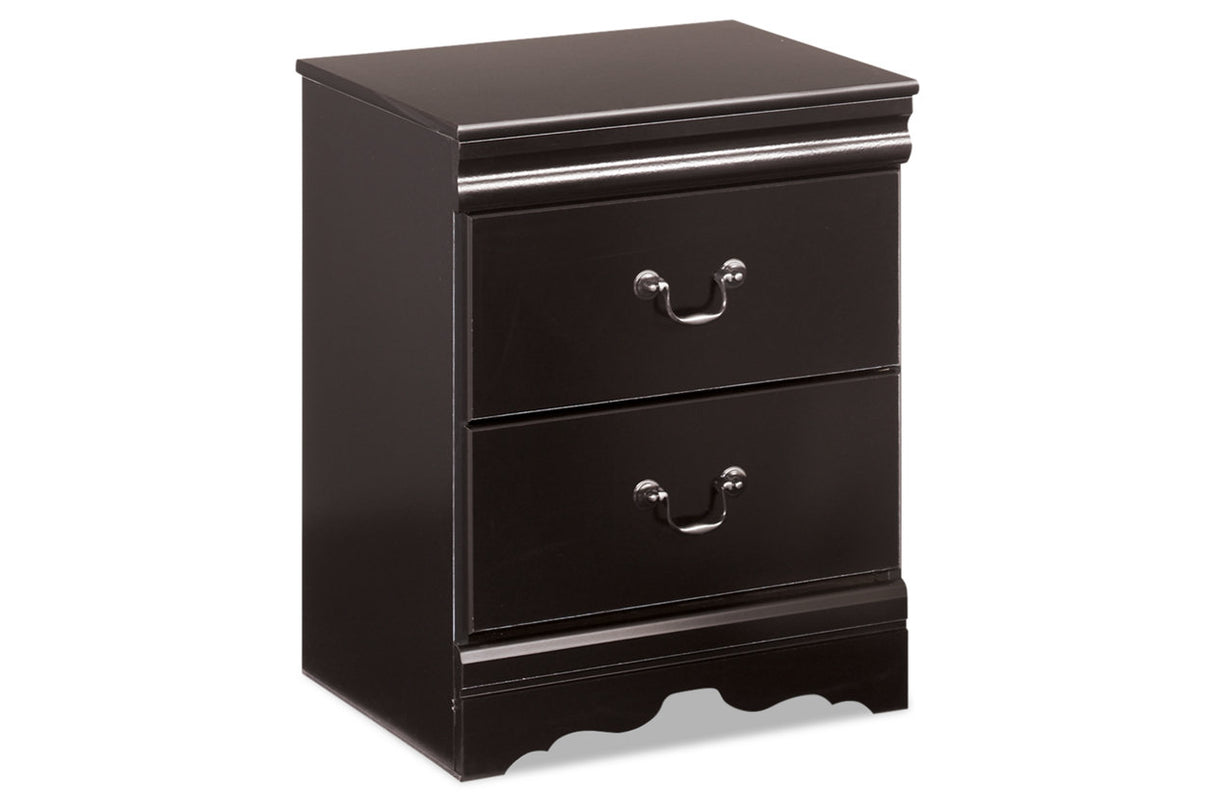 Huey Vineyard Black Nightstand from Ashley - Luna Furniture