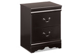 Huey Vineyard Black Nightstand from Ashley - Luna Furniture