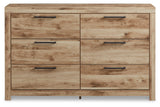 Hyanna Tan Brown Storage Platform Bedroom Set with 6 Drawers from Ashley - Luna Furniture