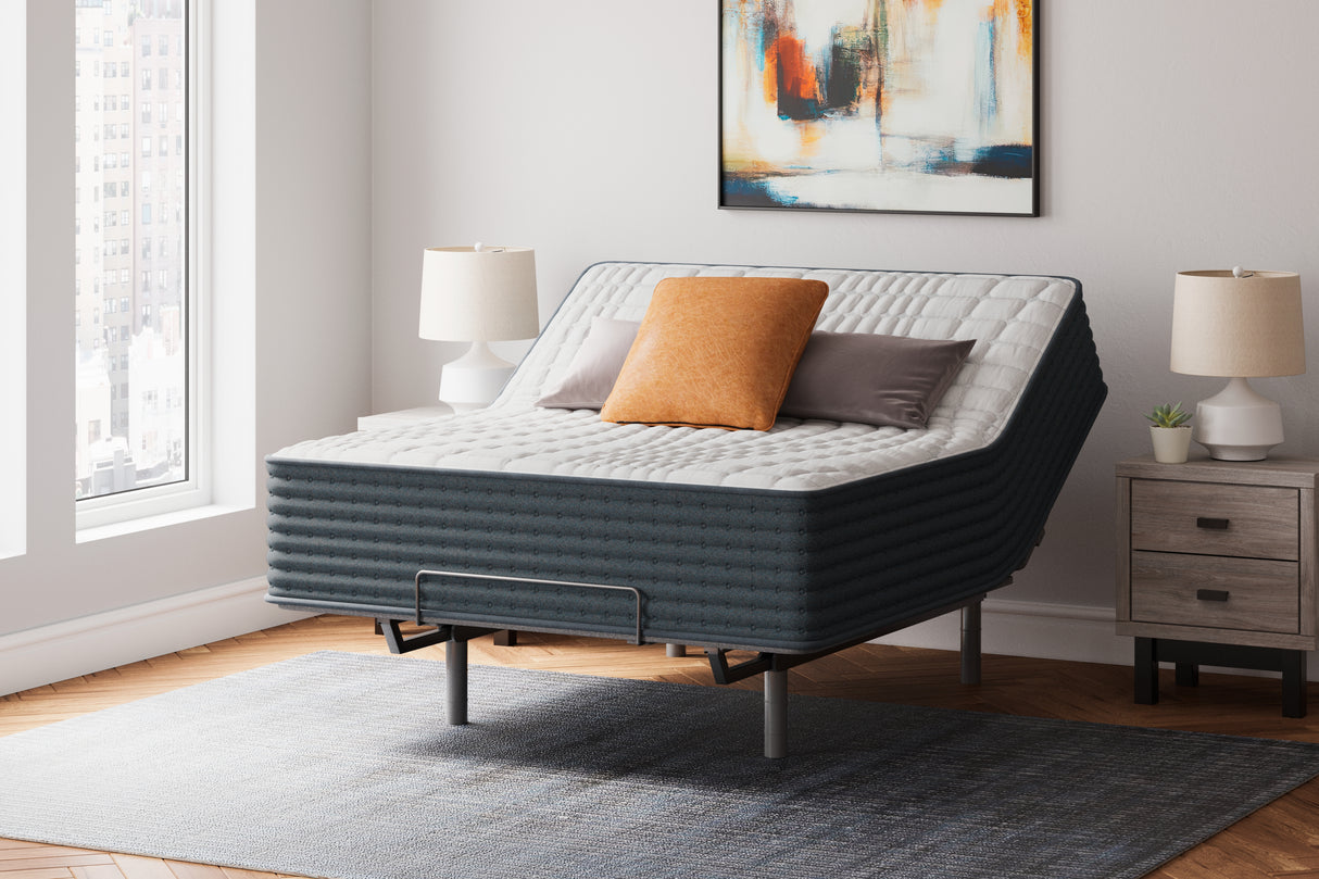 Hybrid 1400 White Queen Mattress from Ashley Furniture - Luna Furniture