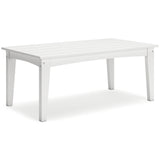 Hyland wave White Outdoor Coffee Table from Ashley Furniture - Luna Furniture