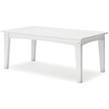 Hyland wave White Outdoor Coffee Table from Ashley Furniture - Luna Furniture