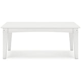 Hyland wave White Outdoor Coffee Table from Ashley Furniture - Luna Furniture