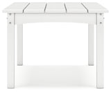 Hyland wave White Outdoor Coffee Table from Ashley Furniture - Luna Furniture