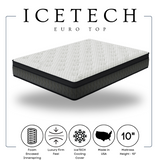 Icetech 10" Euro Top Twin Mattress from Happy Homes - Luna Furniture