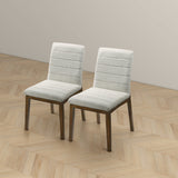 Ines White Boucle Dining Chair (Set of 2) from Midinmod - Luna Furniture