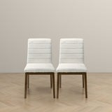 Ines White Boucle Dining Chair (Set of 2) from Midinmod - Luna Furniture