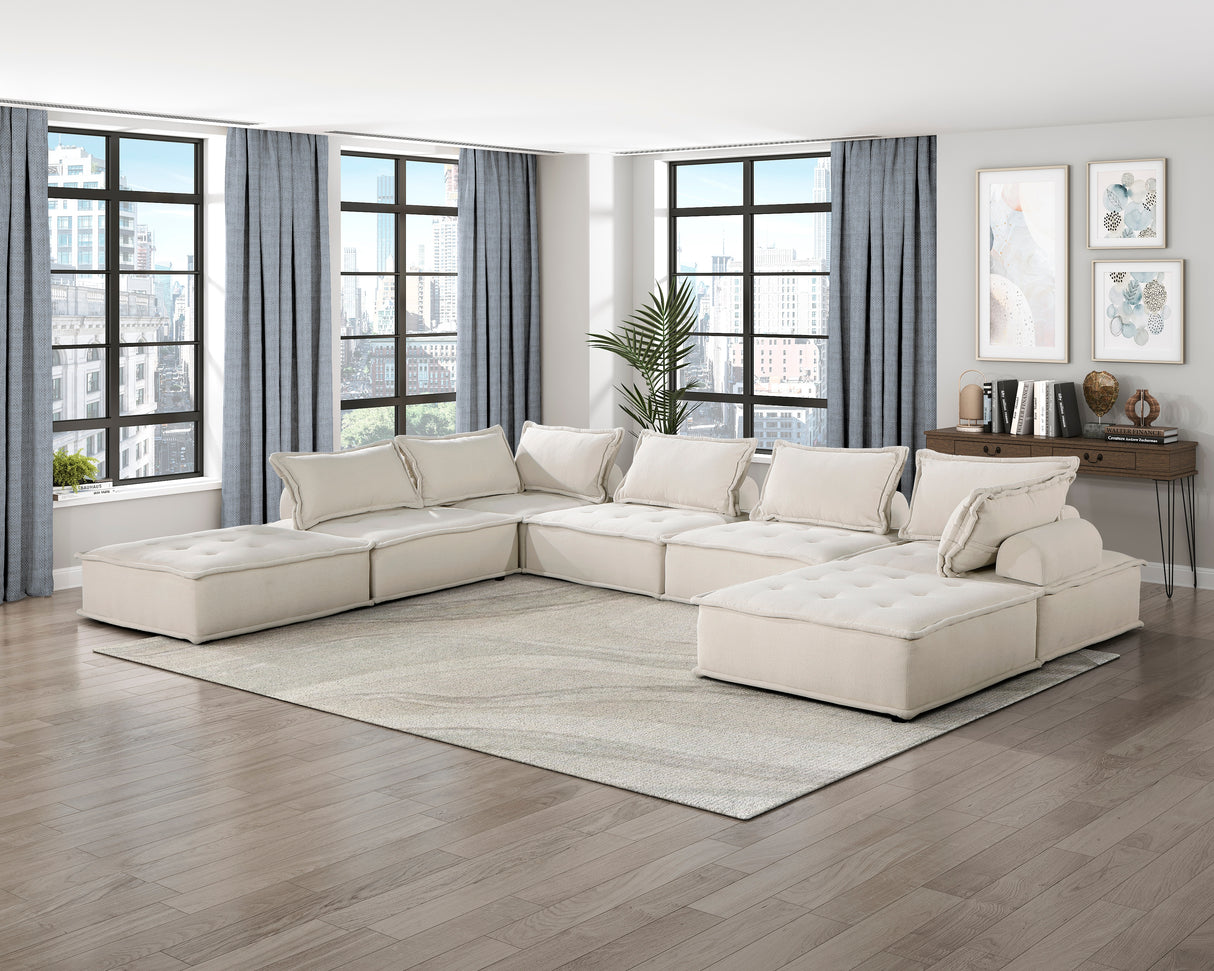 Inman Beige Boucle Modular Accent Chair from Homelegance - Luna Furniture