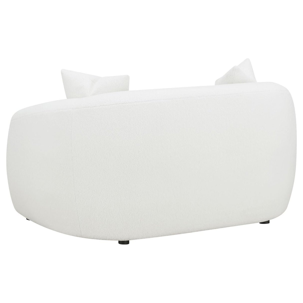 Isabella White Upholstered 2-Piece Tight Back Living Room Set from Coaster - Luna Furniture