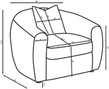 Isabella White Upholstered 3-Piece Tight Back Living Room Set from Coaster - Luna Furniture