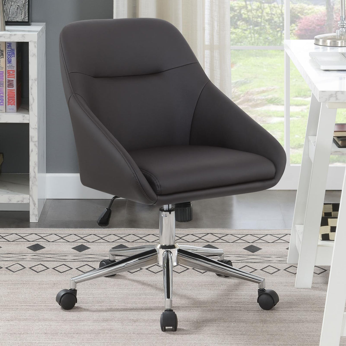 Jackman Upholstered Office Chair with Casters from Coaster - Luna Furniture