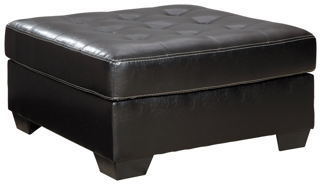 Jacurso Charcoal Oversized Ottoman from Ashley - Luna Furniture
