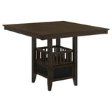 Jaden Cappuccino Transitional Counter Height Dining Set from Coaster - Luna Furniture