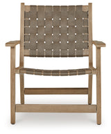 Jameset Taupe Accent Chair from Ashley - Luna Furniture