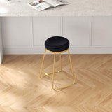 Jane 26" Mid-Century Modern Luxury Upholstered Stool Ivory Boucle from Ashcroft Furniture - Luna Furniture