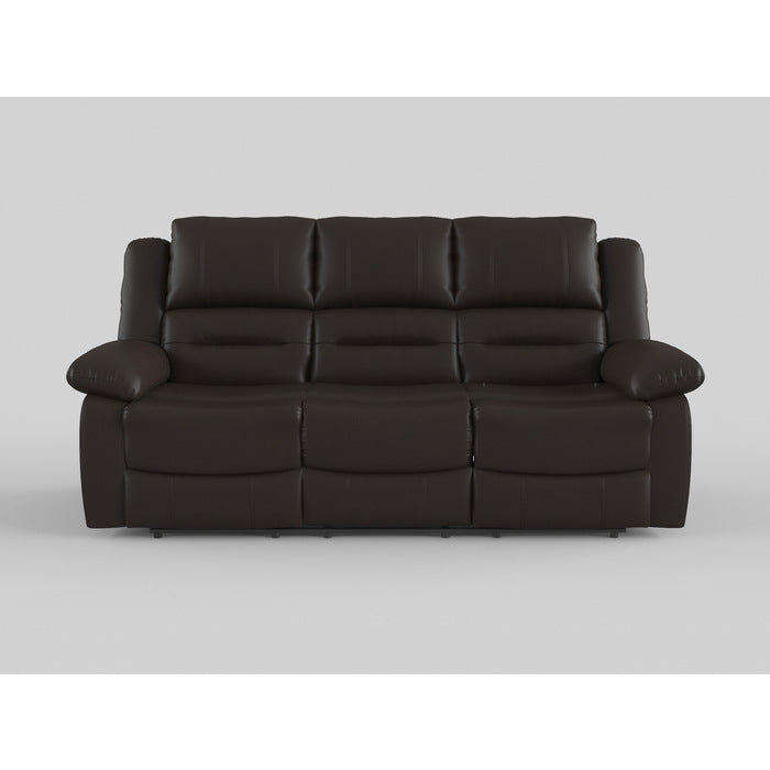 Jarita Chocolate Double Reclining Sofa from Homelegance - Luna Furniture